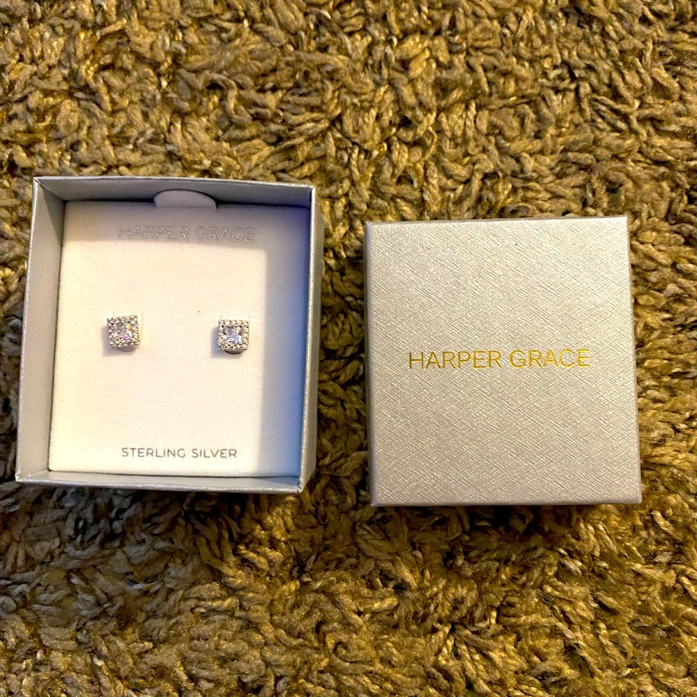 Harper Grace Sterling Silver Earrings